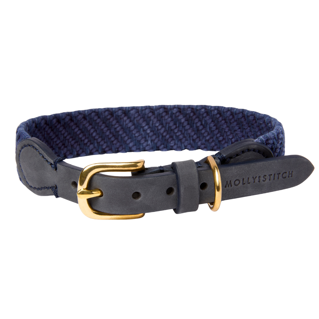 Serrana Dog Collar - DENIM