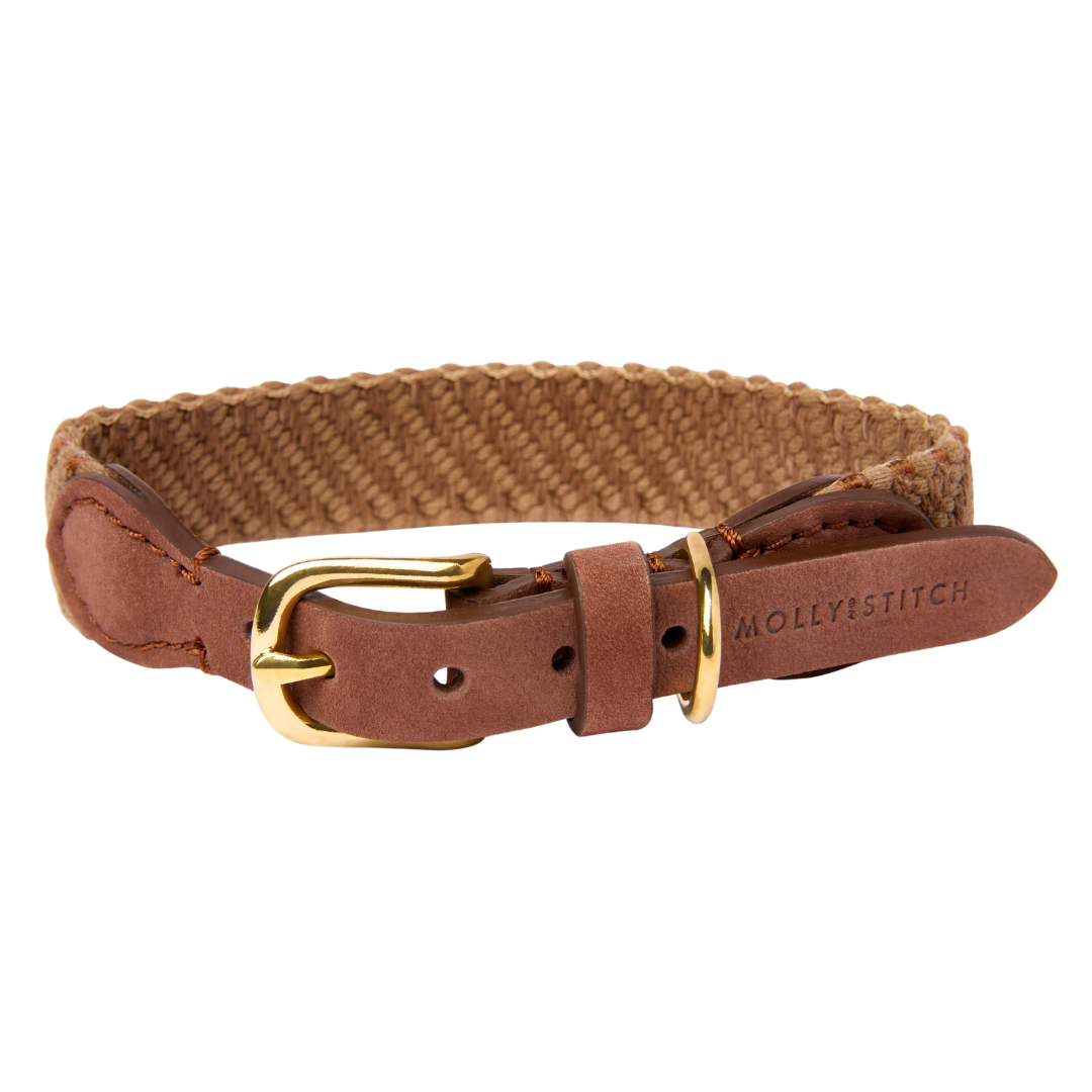 Serrana Dog Collar - Whiskey