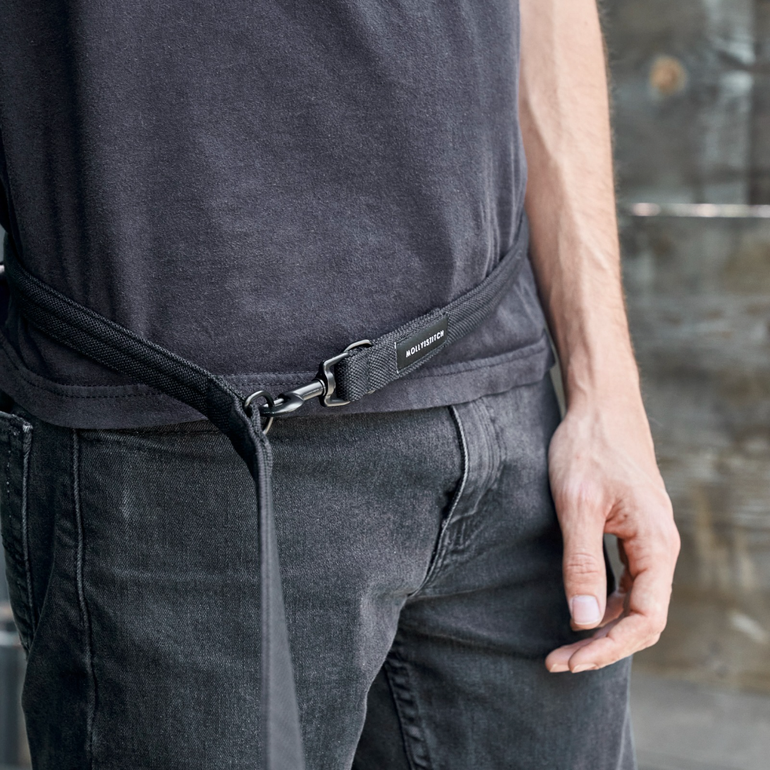 Soft Rock Adjustable Leash - Black