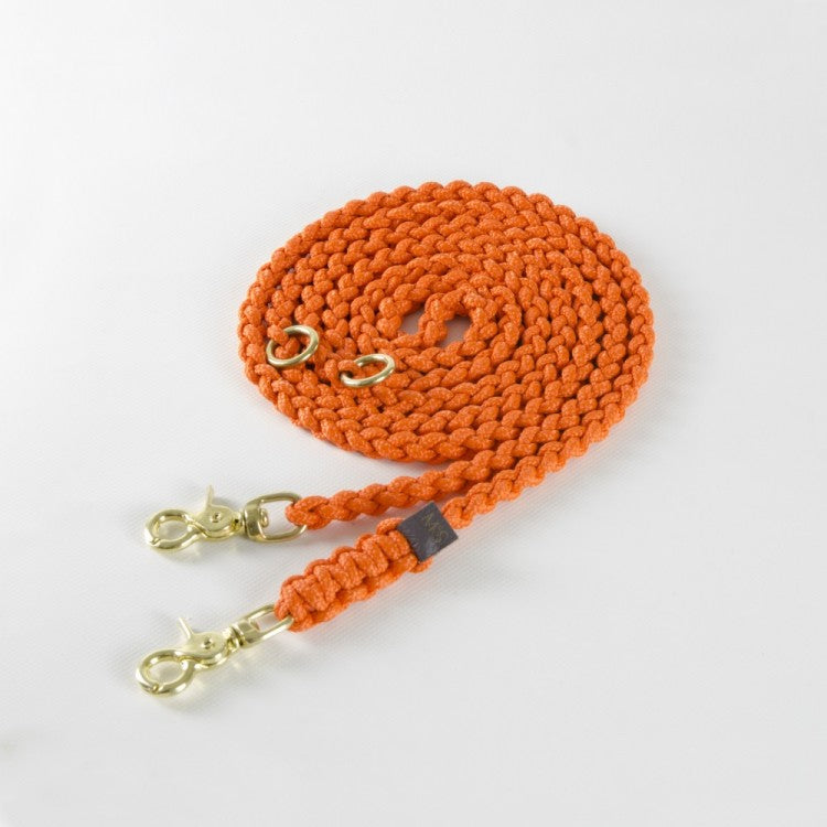 Nautical Rope Dog Leash - Pumpkin