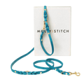 Butter Leather 3x Adjustable Dog Leash - Fiji