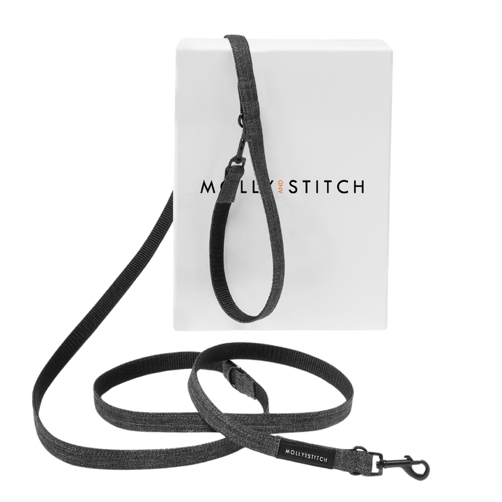 Soft Rock Adjustable Leash - Grey