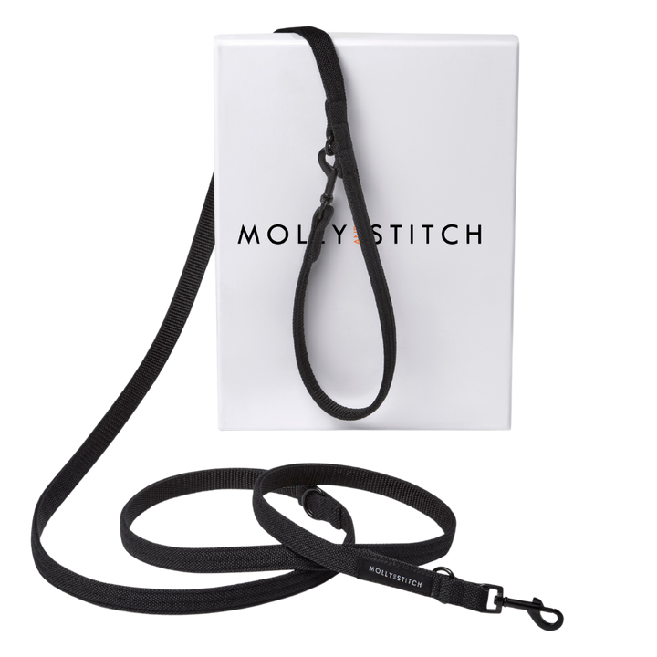 Soft Rock Adjustable Leash - Black