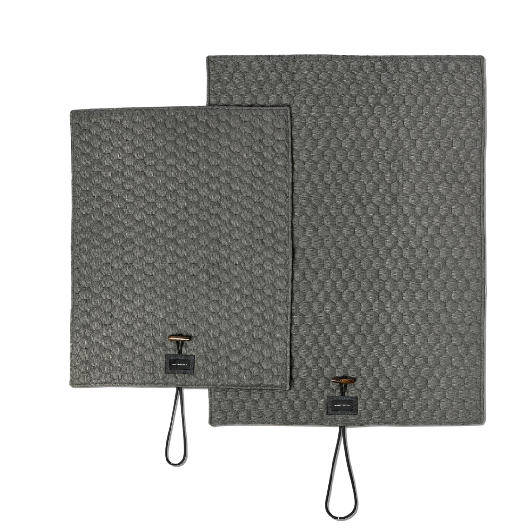 Honeycomb Dog Travel Mat - Grey