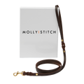 Butter Leather City Dog Leash - Classic Brown