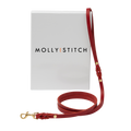 Butter Leather City Dog Leash - Chili Red