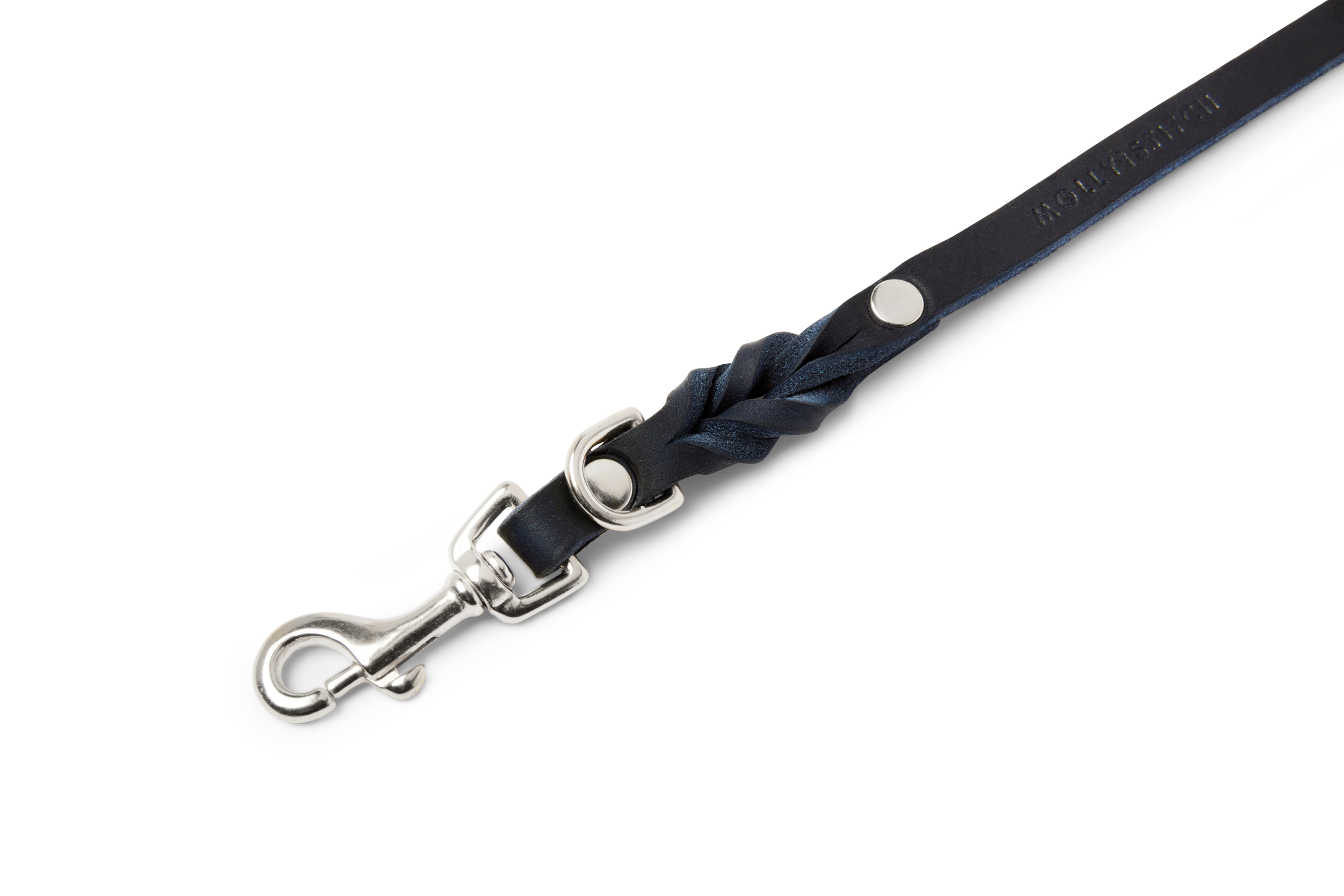 Butter Leather 3x Adjustable Dog Leash - Navy Blue – Molly And Stitch US